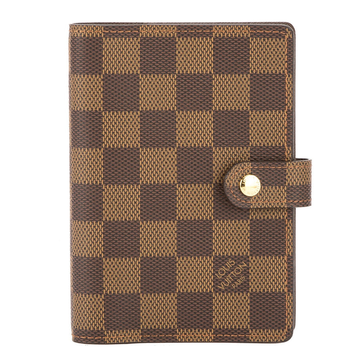 L*V Damier Ebene Agenda PM Day Planner Cover (Pre Owned)