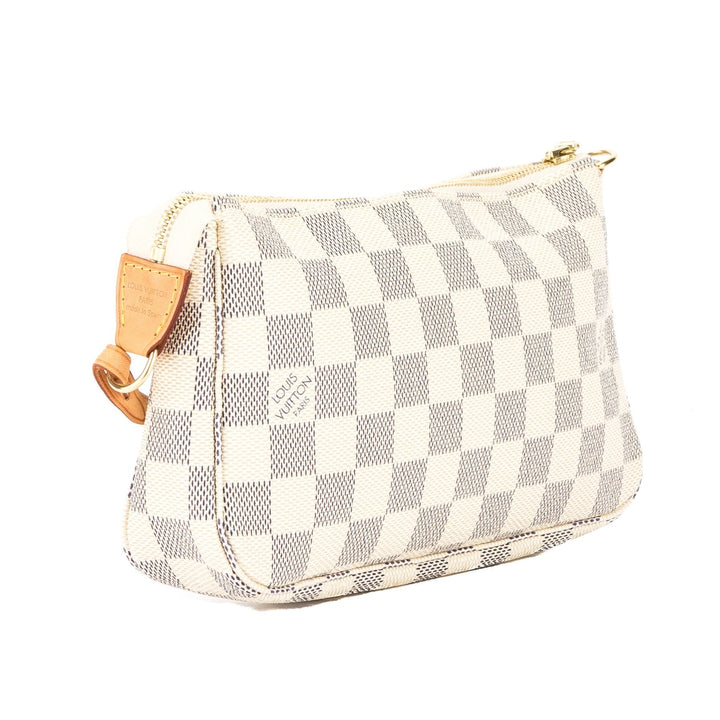 L*V Damier Azur Pochette Accessoires Bag (Pre Owned)