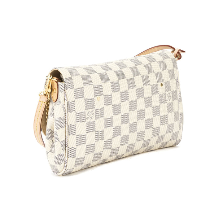 L*V Damier Azur Favorite MM Bag (Pre Owned)