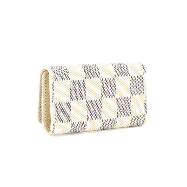 L*V Damier Azur Multicles 4-key Case (Pre Owned)
