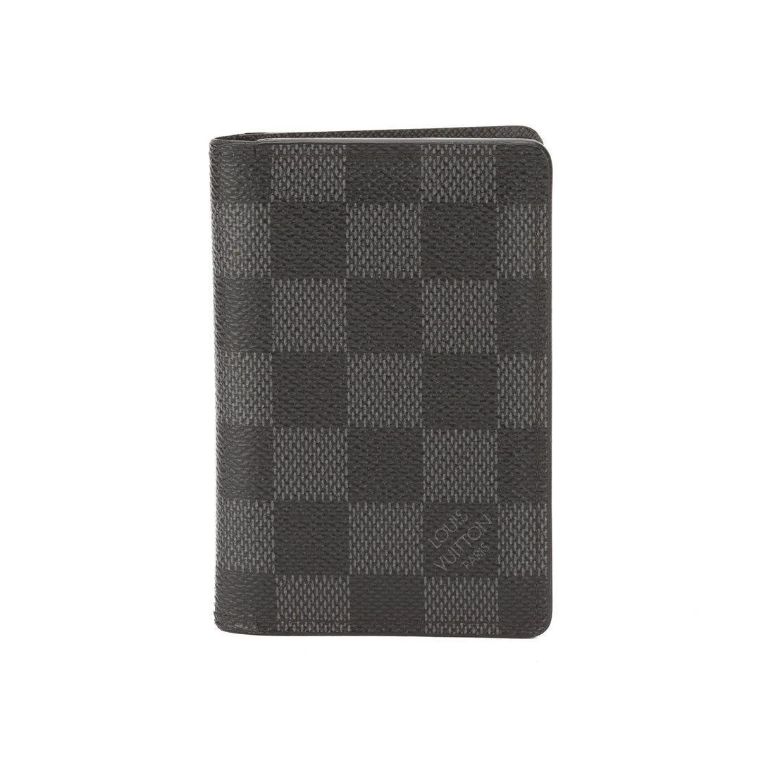 L*V Damier Graphite Organizer de Poche Card Case (Pre Owned)
