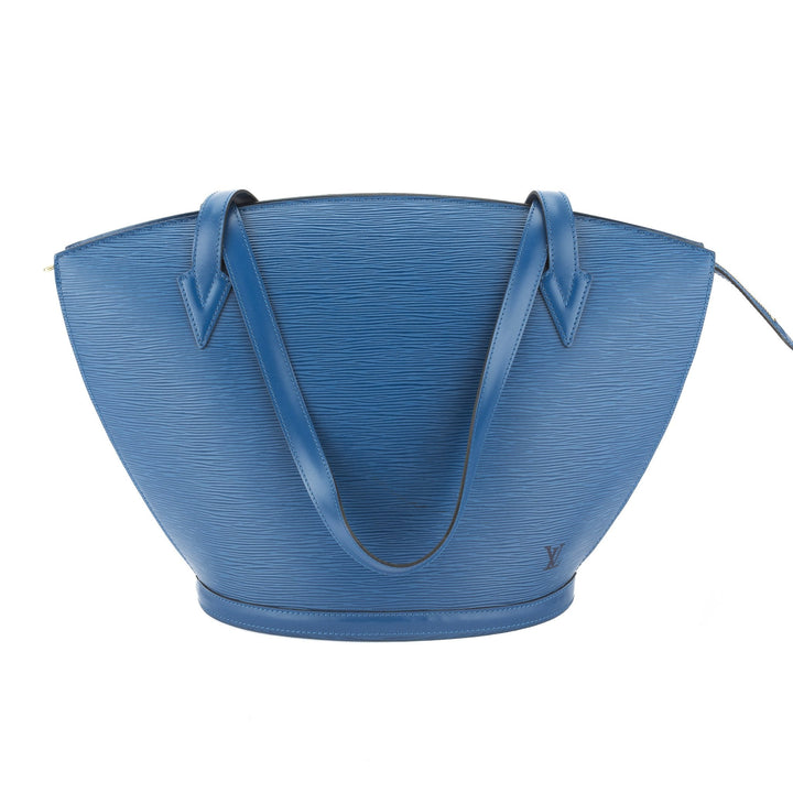 L*V Blue Epi Saint Jacques Shopping Tote (Pre Owned)