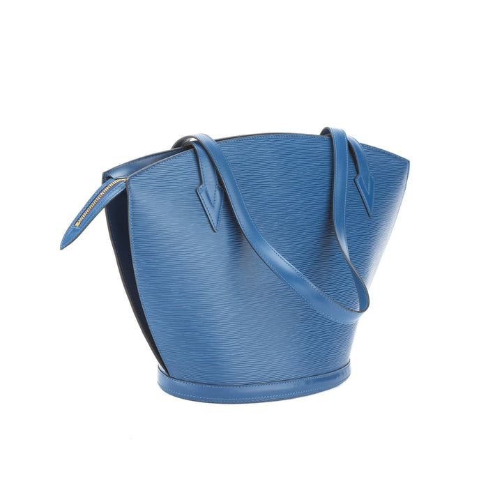 L*V Blue Epi Saint Jacques Shopping Tote (Pre Owned)