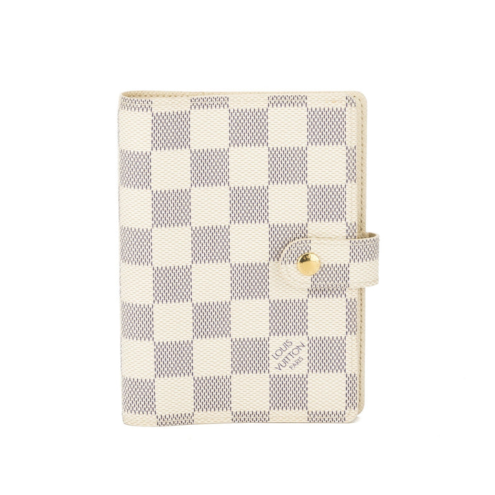 L*V Damier Azur Agenda PM Day Planner Cover (Pre Owned)