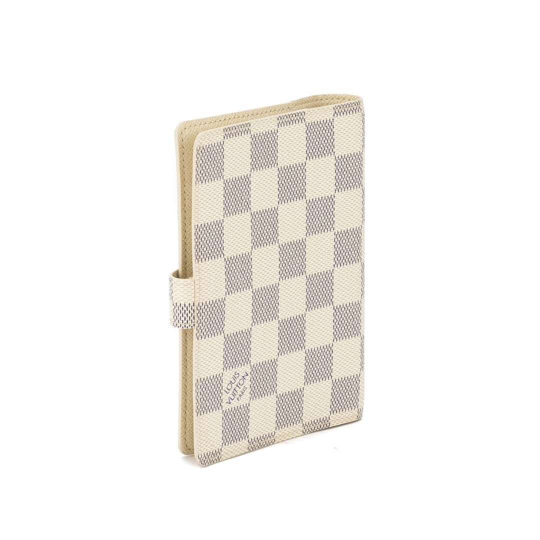 L*V Damier Azur Agenda PM Day Planner Cover (Pre Owned)