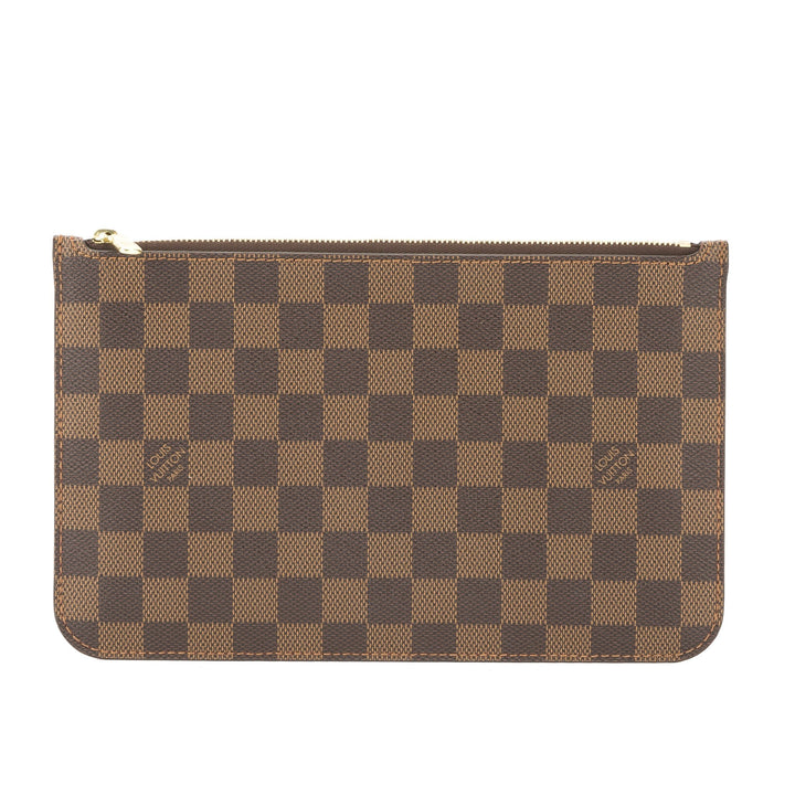 L*V Damier Ebene Neverfull Pochette Purse Clutch (Pre Owned)