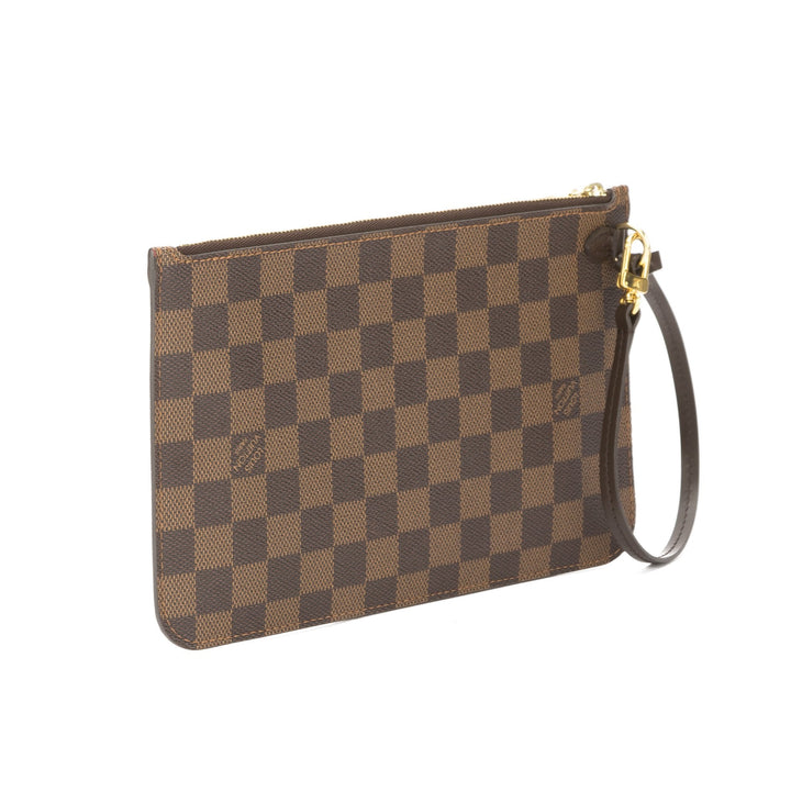 L*V Damier Ebene Neverfull Pochette Purse Clutch (Pre Owned)