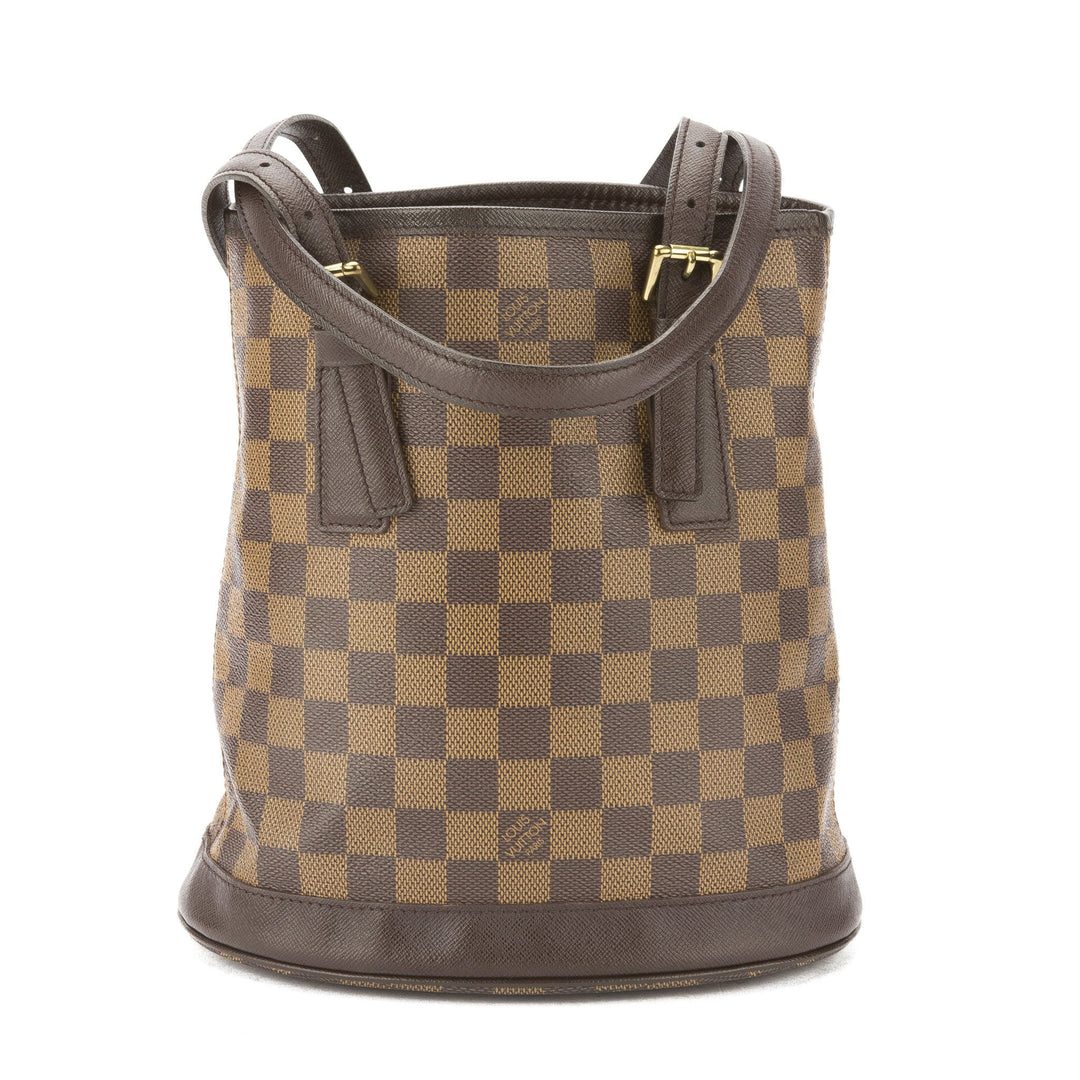 L*V Damier Ebene Marais Bucket Bag (Pre Owned)