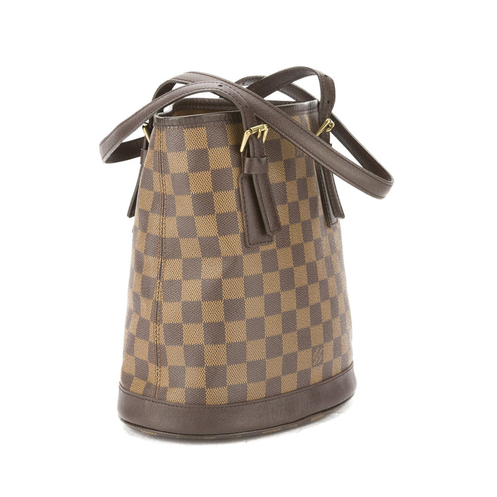 L*V Damier Ebene Marais Bucket Bag (Pre Owned)