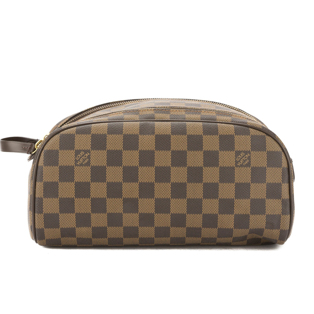 L*V Damier Ebene King Size Toiletry Bag (Pre Owned)