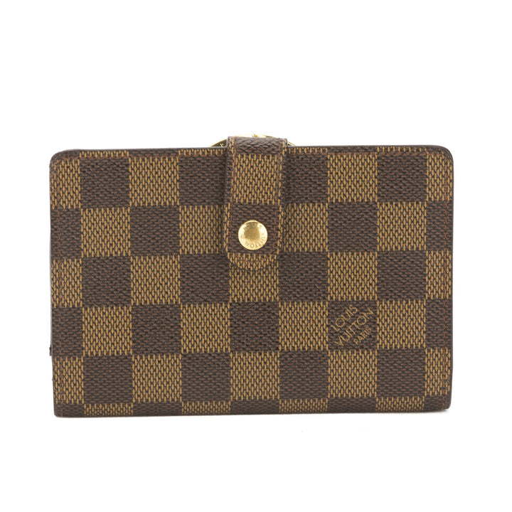 L*V Damier Ebene French Purse Wallet (Pre Owned)