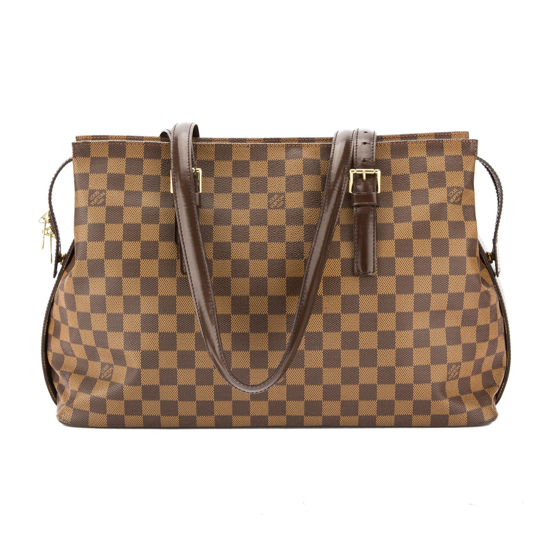 L*V Damier Ebene Chelsea Tote Bag (Pre Owned)