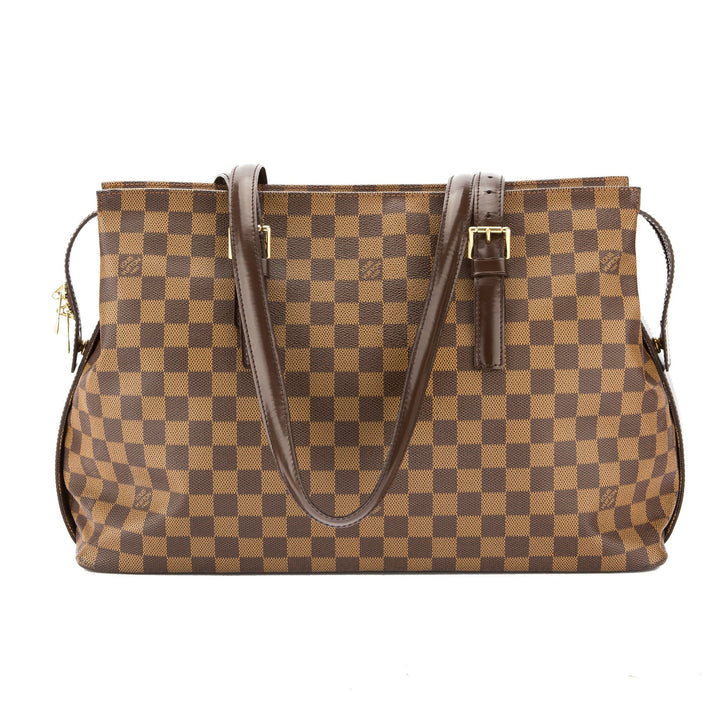 L*V Damier Ebene Chelsea Tote Bag (Pre Owned)
