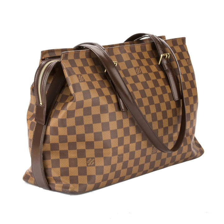 L*V Damier Ebene Chelsea Tote Bag (Pre Owned)