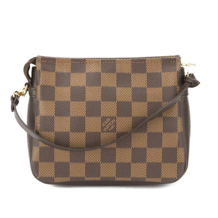 L*V Damier Ebene Trousse Cosmetic Tote Bag (Pre Owned)