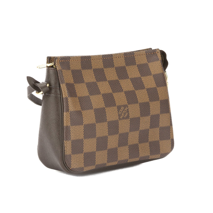 L*V Damier Ebene Trousse Cosmetic Tote Bag (Pre Owned)