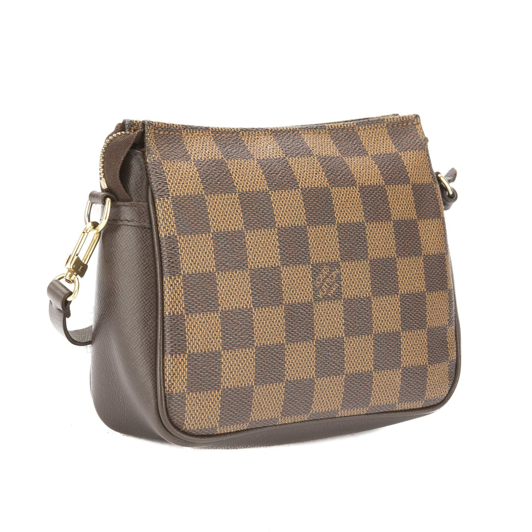 L*V Damier Ebene Trousse Cosmetic Tote Bag (Pre Owned)