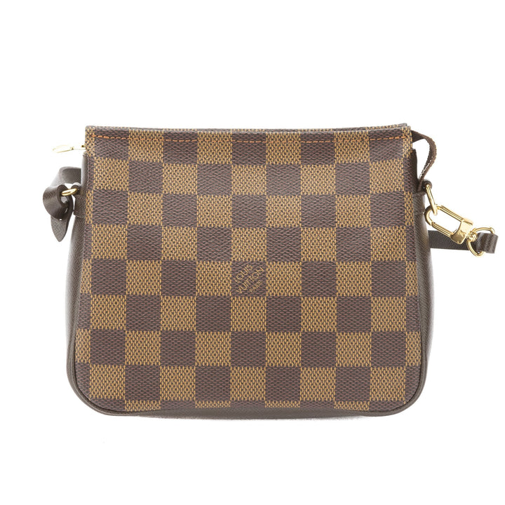L*V Damier Ebene Trousse Cosmetic Tote Bag (Pre Owned)