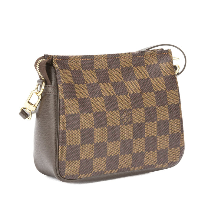 L*V Damier Ebene Trousse Cosmetic Tote Bag (Pre Owned)