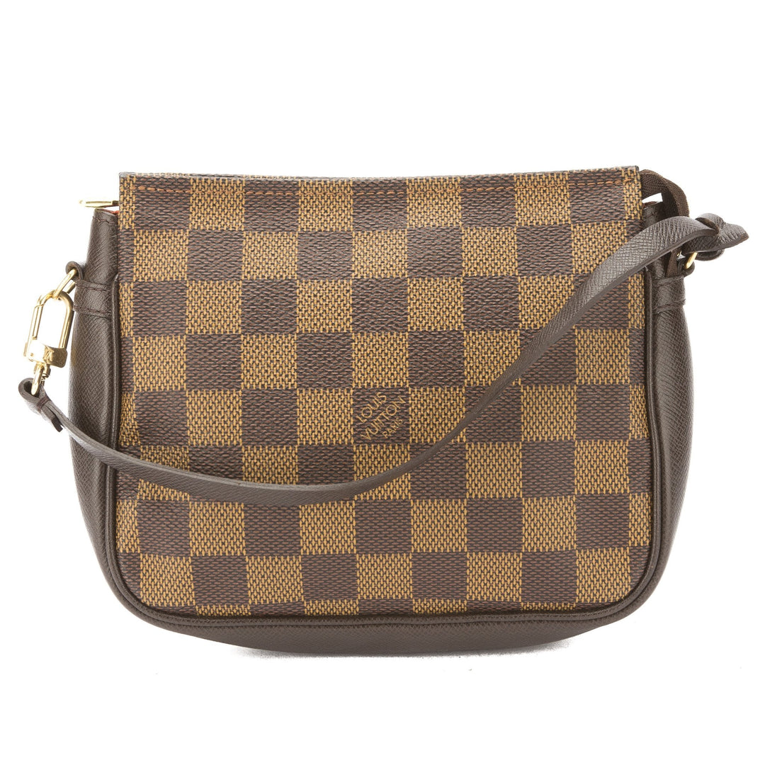 L*V Damier Ebene Trousse Cosmetic Tote Bag (Pre Owned)