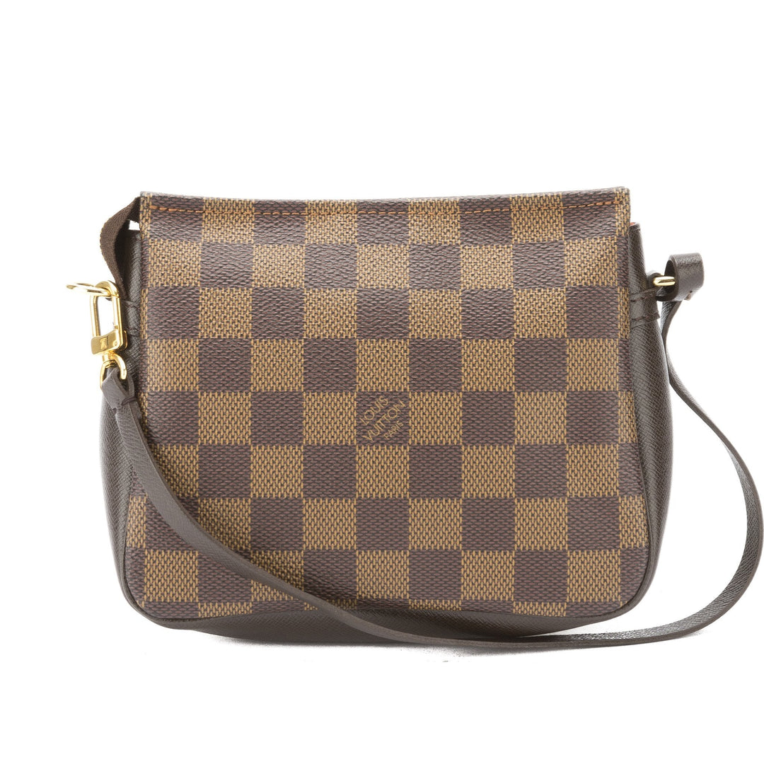 L*V Damier Ebene Trousse Cosmetic Tote Bag (Pre Owned)
