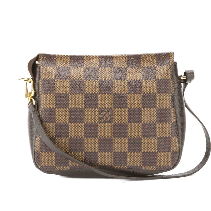 L*V Damier Ebene Trousse Cosmetic Tote Bag (Pre Owned)