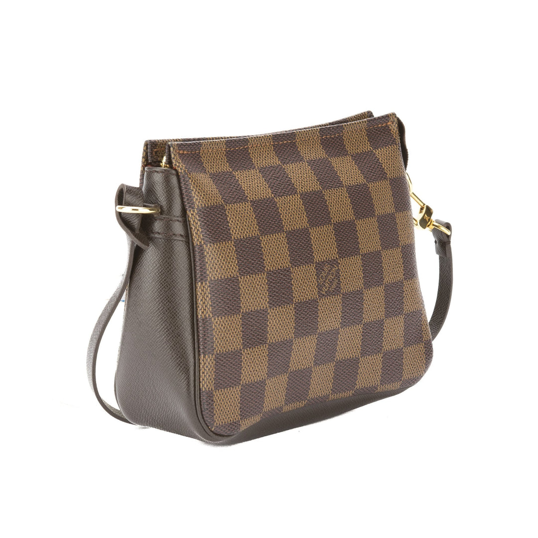 L*V Damier Ebene Trousse Cosmetic Tote Bag (Pre Owned)