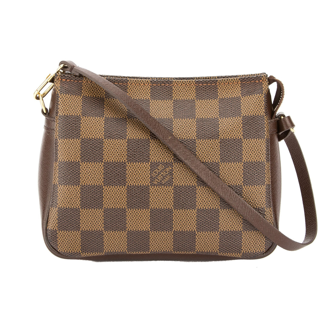 L*V Damier Ebene Trousse Cosmetic Tote Bag (Pre Owned)