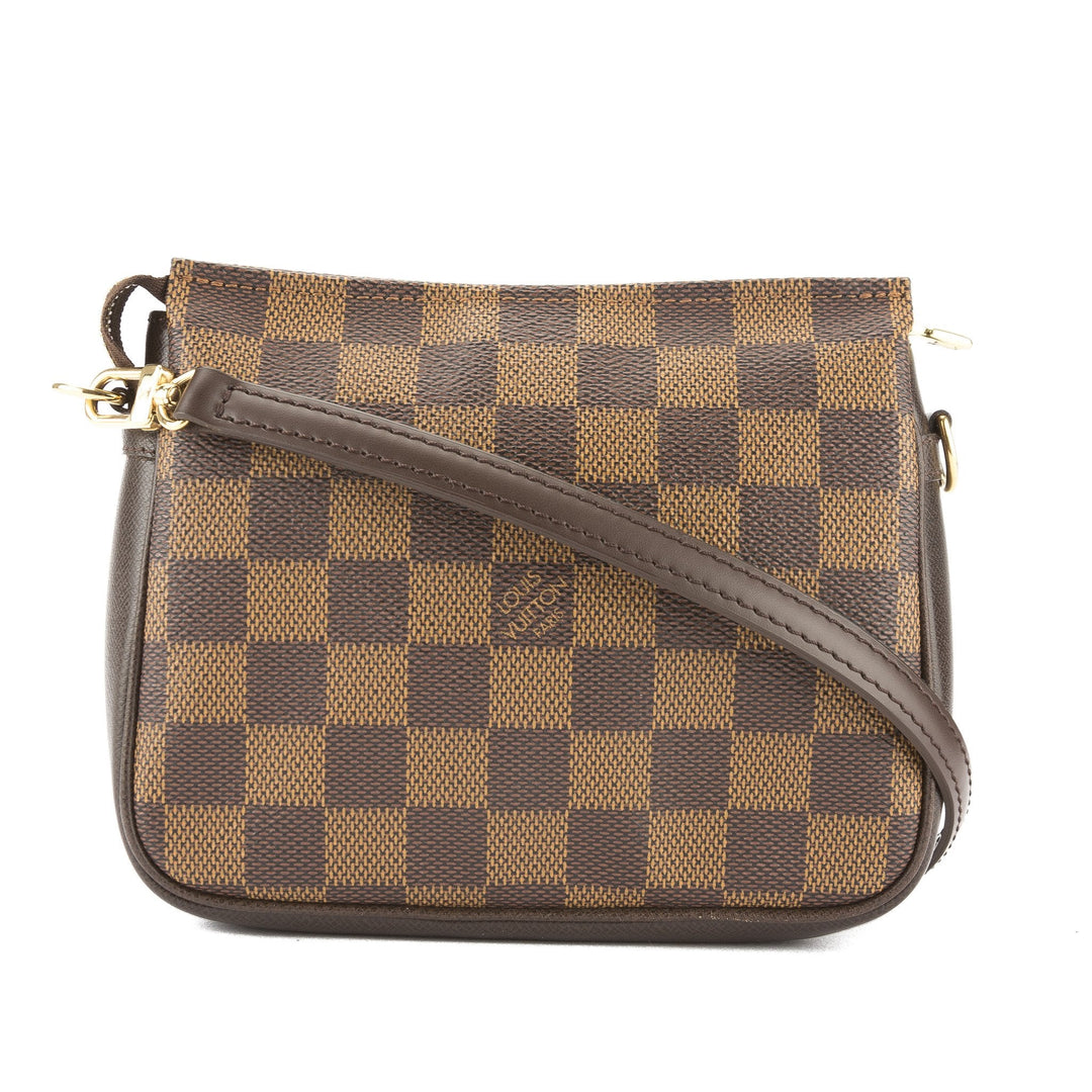 L*V Damier Ebene Trousse Cosmetic Tote Bag (Pre Owned)