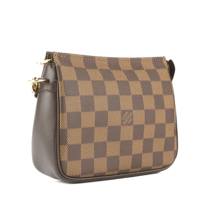 L*V Damier Ebene Trousse Cosmetic Tote Bag (Pre Owned)