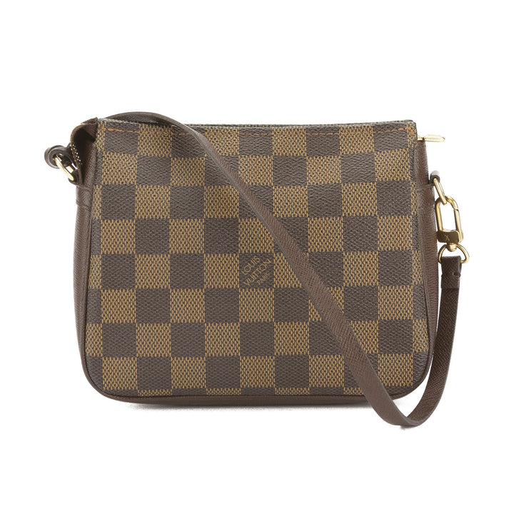 L*V Damier Ebene Trousse Cosmetic Tote Bag (Pre Owned)