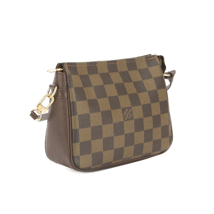 L*V Damier Ebene Trousse Cosmetic Tote Bag (Pre Owned)