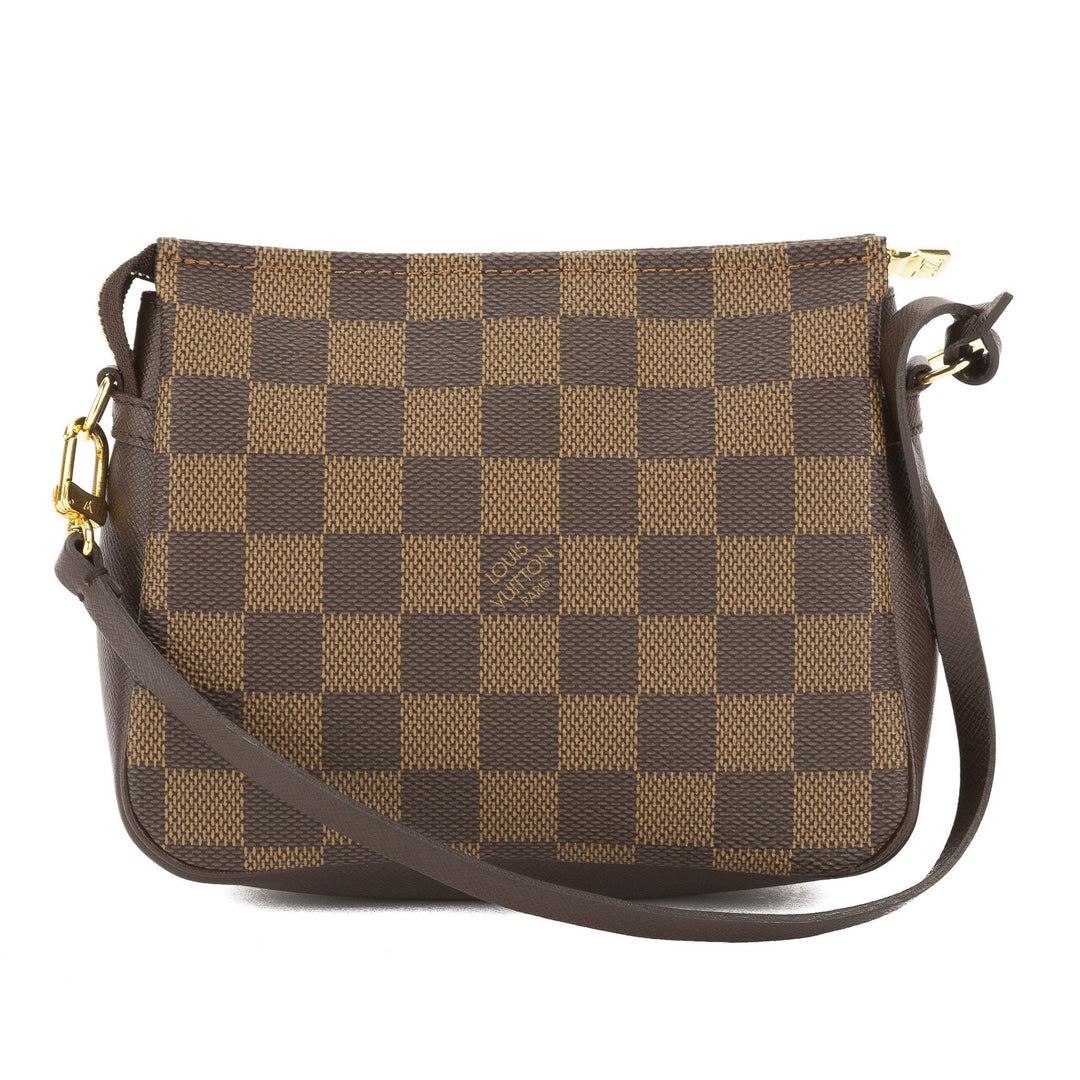 L*V Damier Ebene Trousse Cosmetic Tote Bag (Pre Owned)