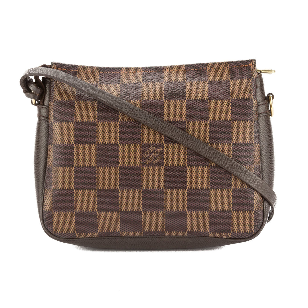 L*V Damier Ebene Trousse Cosmetic Tote Bag (Pre Owned)