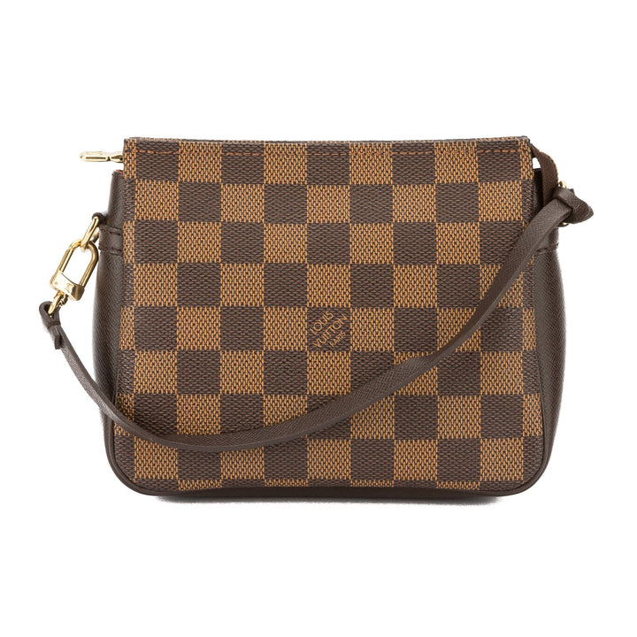 L*V Damier Ebene Trousse Cosmetic Tote Bag (Pre Owned)