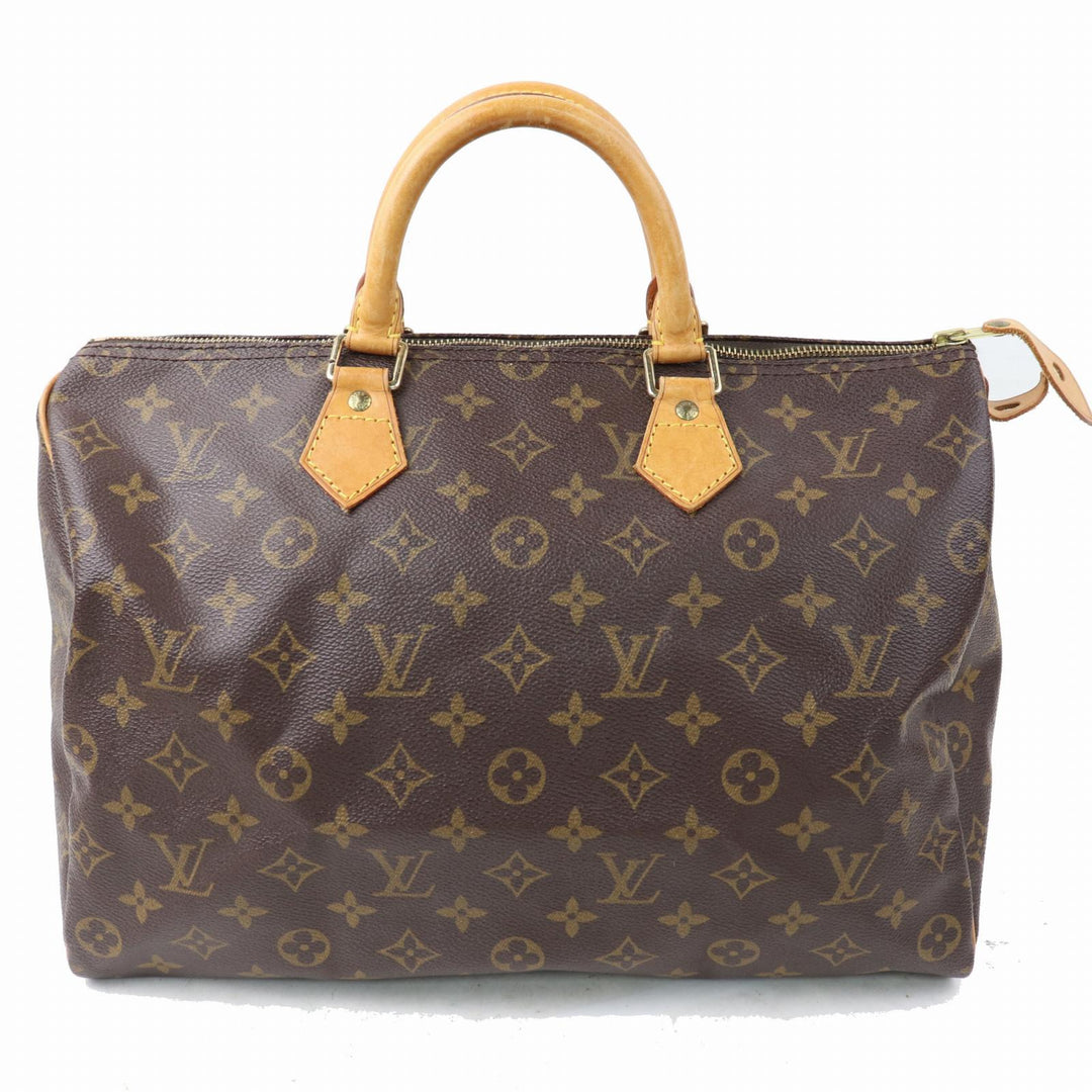Louis Vuitton Hand Bag Speedy 35 Brown Monogram (SHC7-10409)