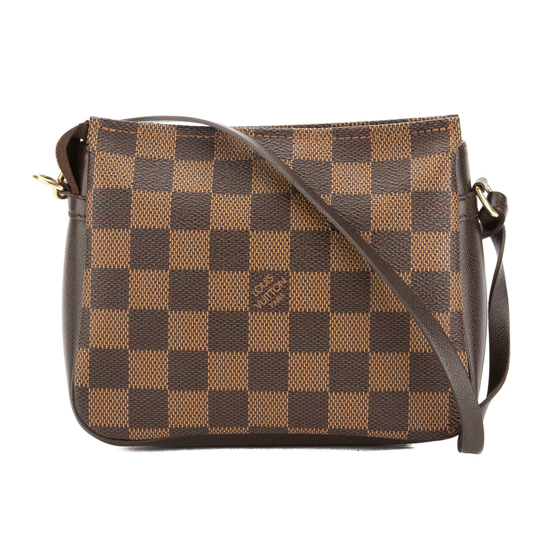 L*V Damier Ebene Trousse Cosmetic Tote Bag (Pre Owned)