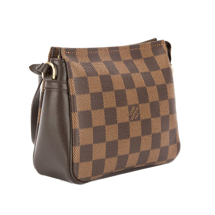 L*V Damier Ebene Trousse Cosmetic Tote Bag (Pre Owned)