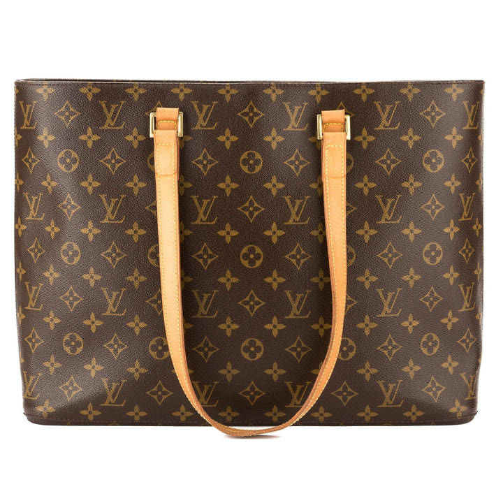 L*V Monogram Canvas Luco Tote Bag (Pre Owned)