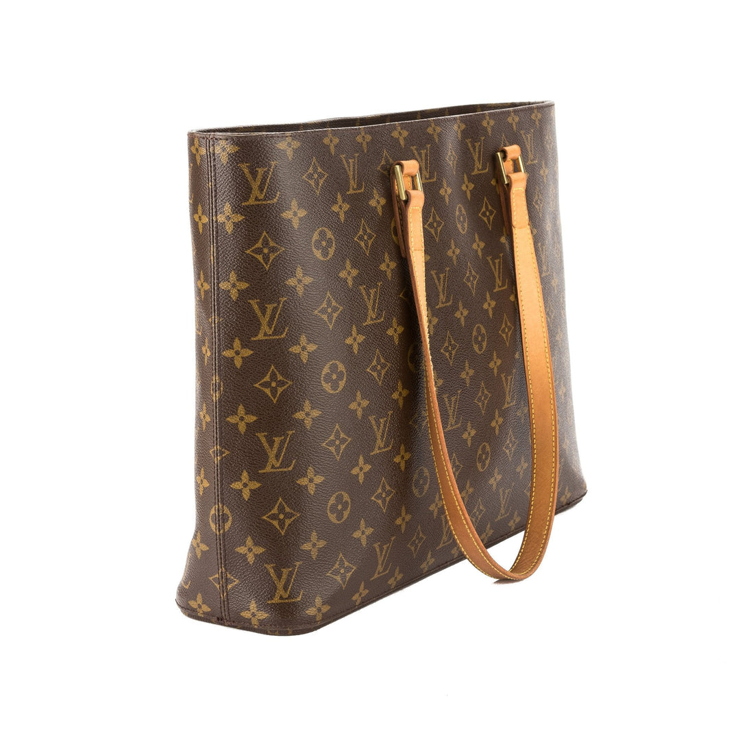 L*V Monogram Canvas Luco Tote Bag (Pre Owned)