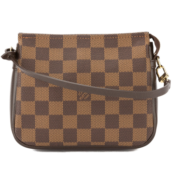 L*V Damier Ebene Canvas Trousse Cosmetic Tote Bag (Pre Owned)