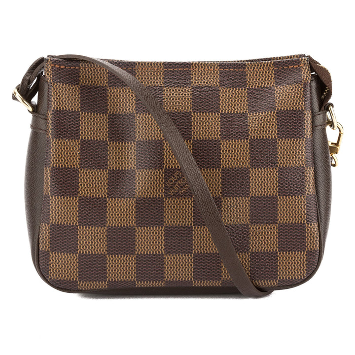 L*V Damier Ebene Canvas Trousse Cosmetic Tote Bag (Pre Owned)
