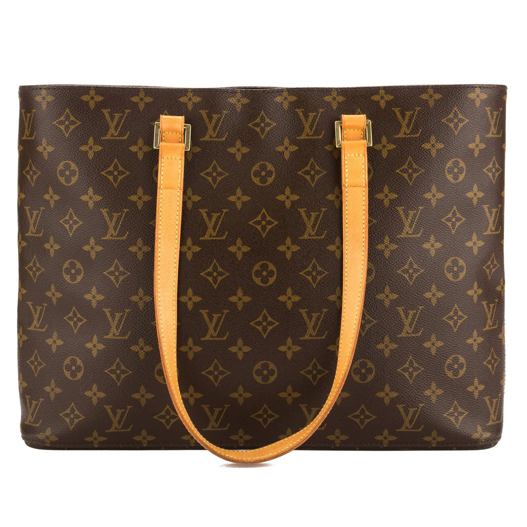 L*V Monogram Canvas Luco Tote Bag (Pre Owned)