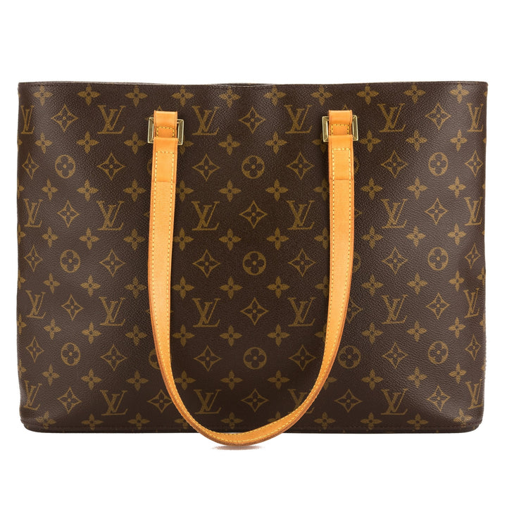 L*V Monogram Canvas Luco Tote Bag (Pre Owned)