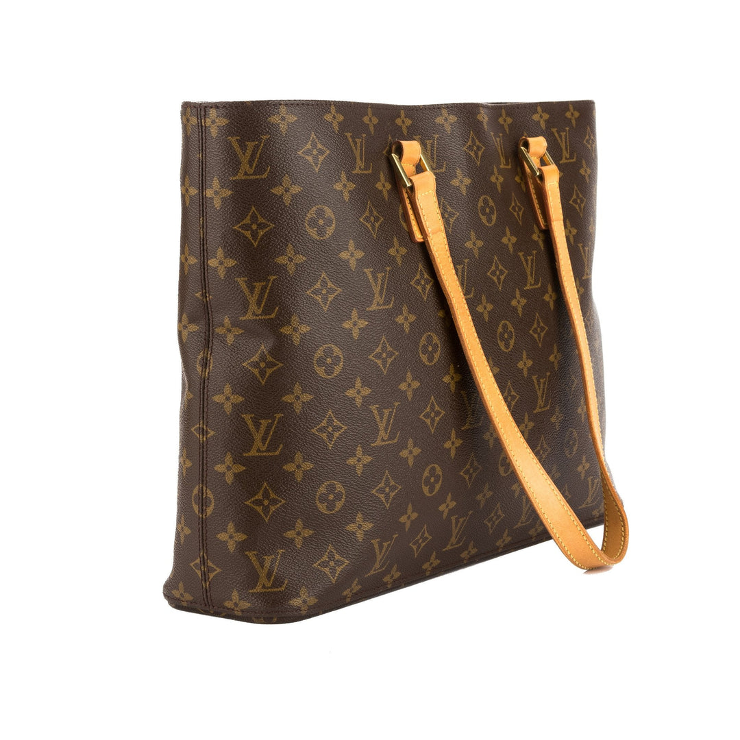 L*V Monogram Canvas Luco Tote Bag (Pre Owned)