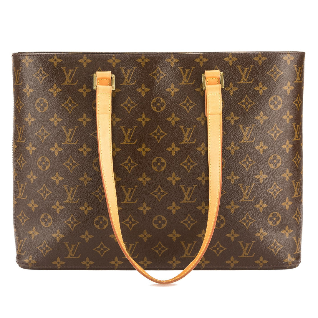 L*V Monogram Canvas Luco Tote Bag (Pre Owned)
