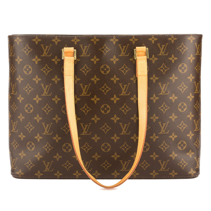 L*V Monogram Canvas Luco Tote Bag (Pre Owned)