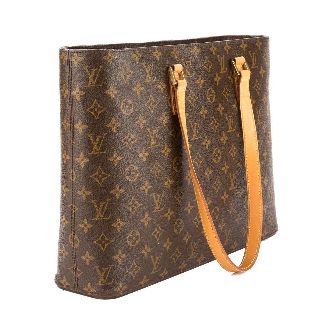 L*V Monogram Canvas Luco Tote Bag (Pre Owned)