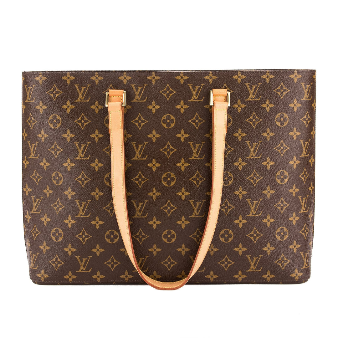 L*V Monogram Canvas Luco Tote Bag (Pre Owned)