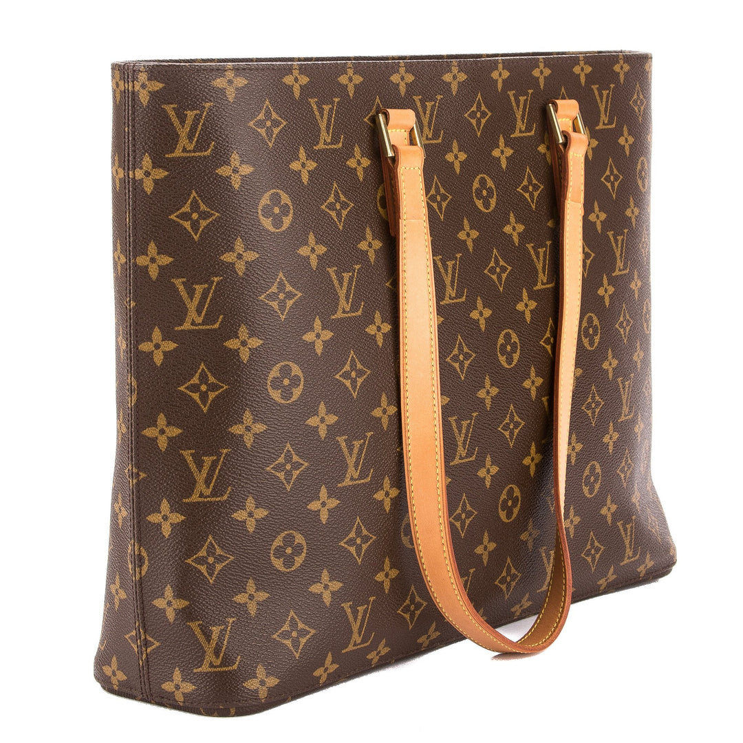 L*V Monogram Canvas Luco Tote Bag (Pre Owned)